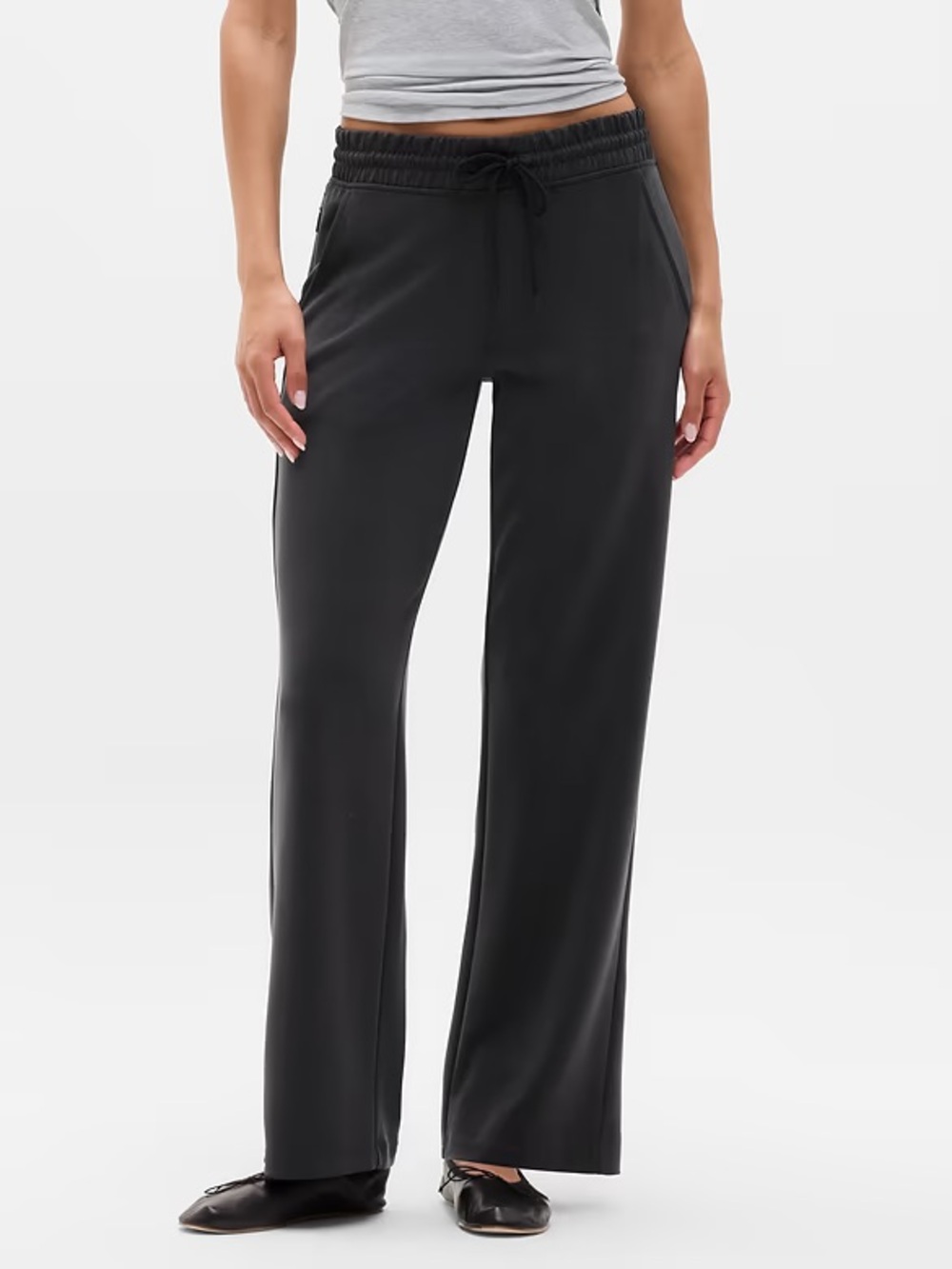 Athleta Seasoft Mid Rise Straight Pant - Picture 2 of 12